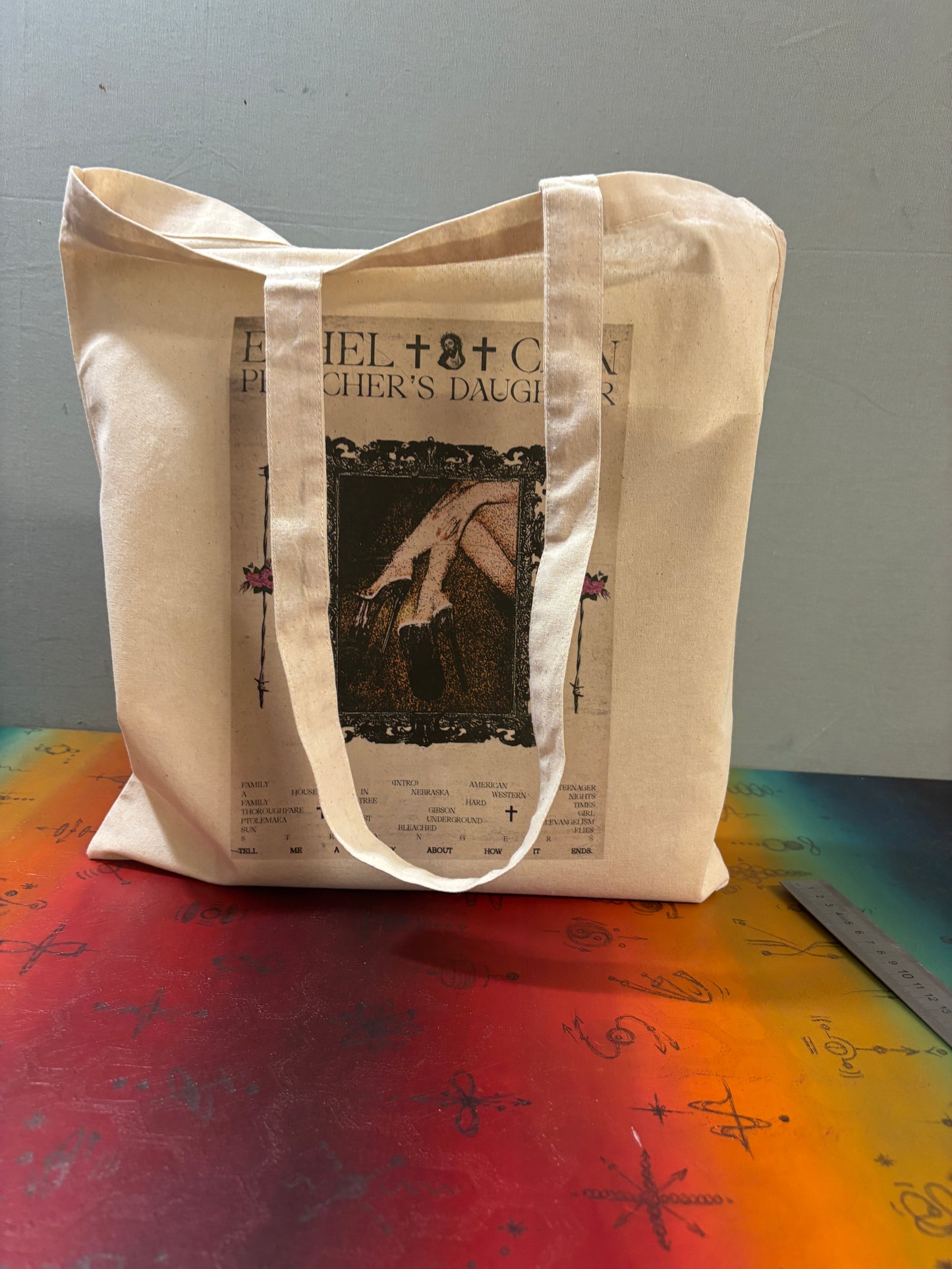 ETHEL CAIN - PREACHERS DAUGHTER  - Symbios Design Tote Bag