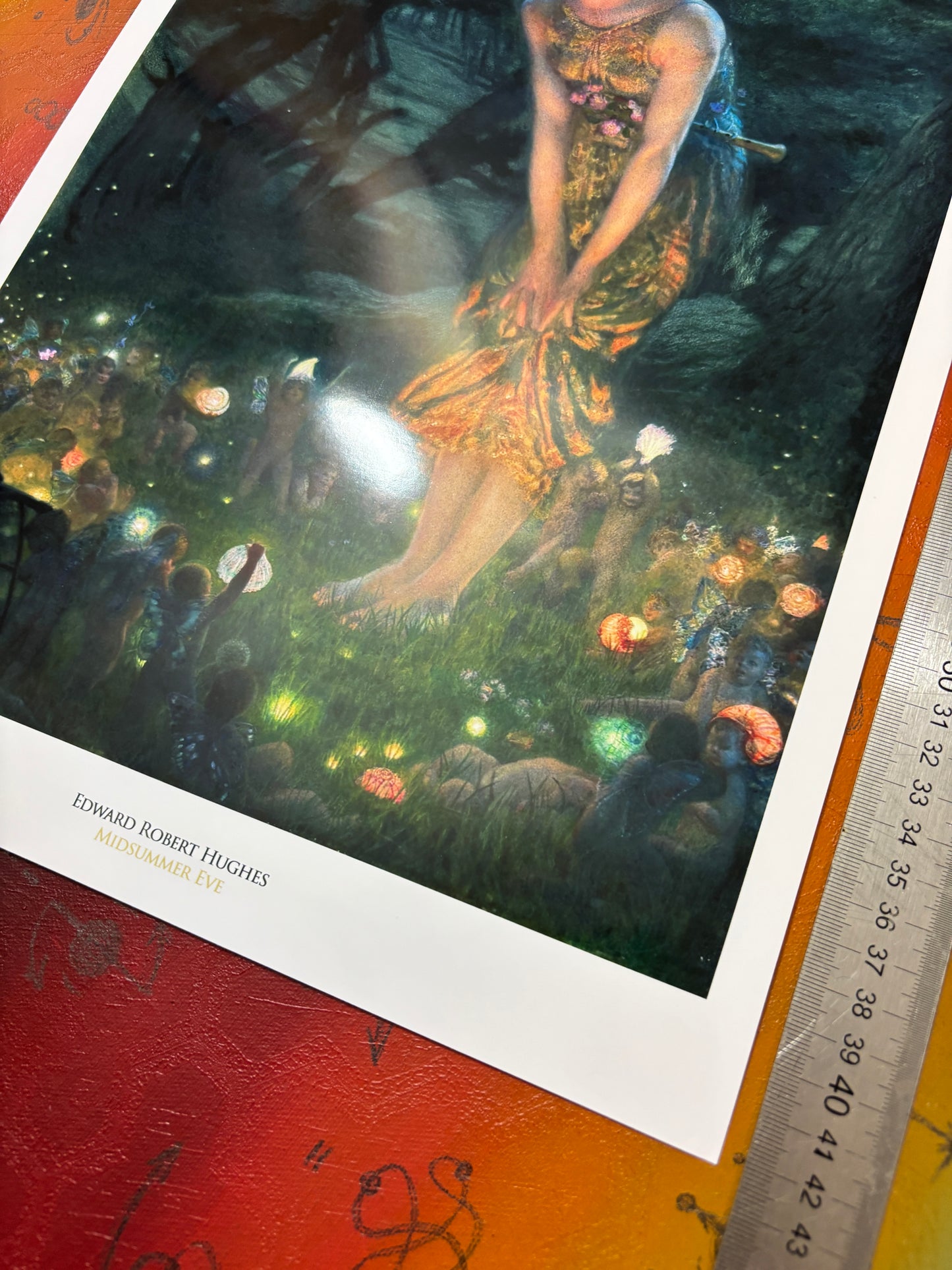 EDWARD ROBERT HUGHES - MIDSUMMER EVE - Symbios Design Rare Glossy Poster Print