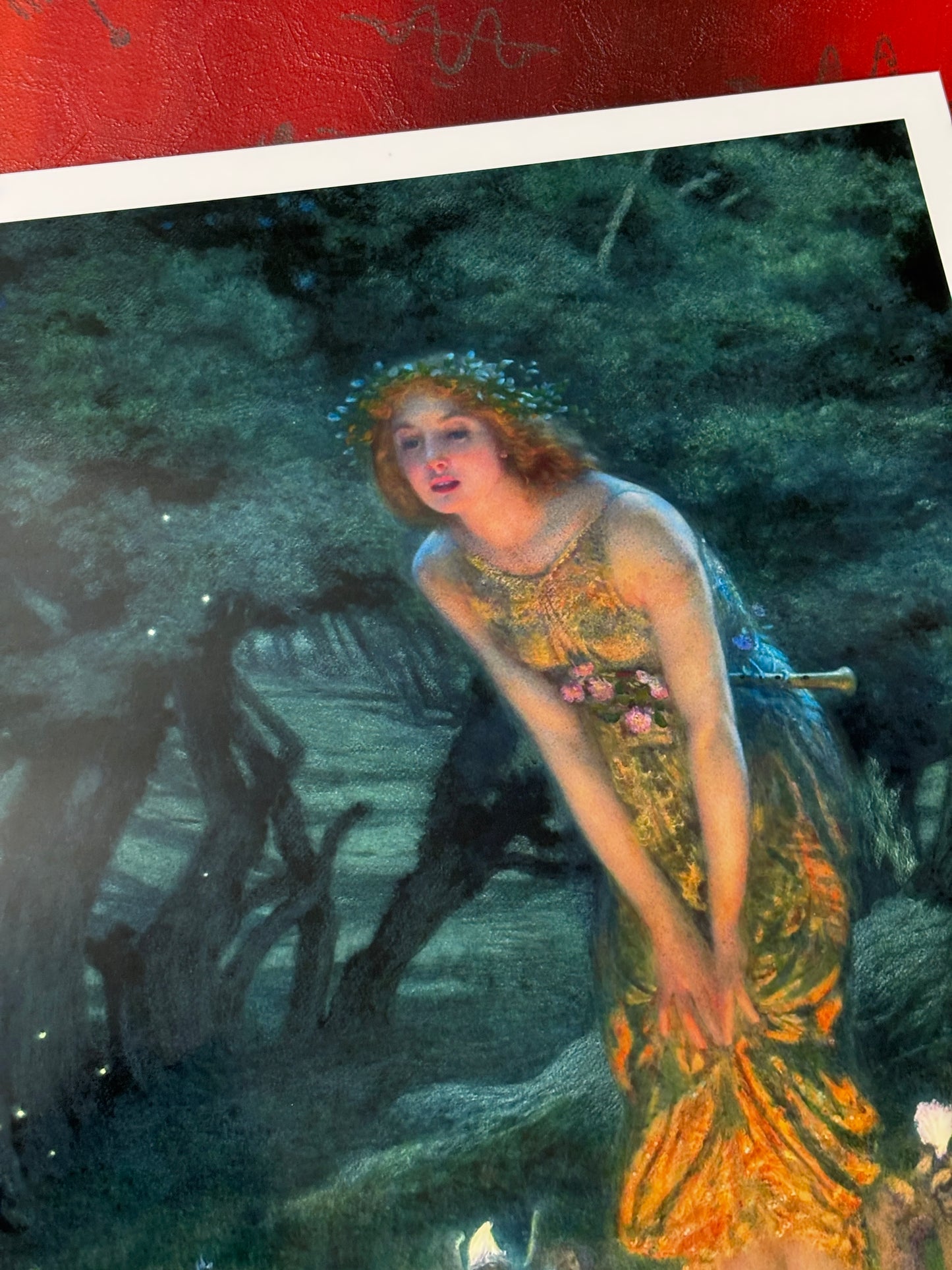 EDWARD ROBERT HUGHES - MIDSUMMER EVE - Symbios Design Rare Glossy Poster Print