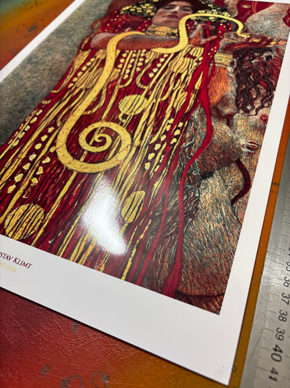 GUSTAV KLIMT - HYGIEIA - Symbios Design Rare Glossy Poster Print