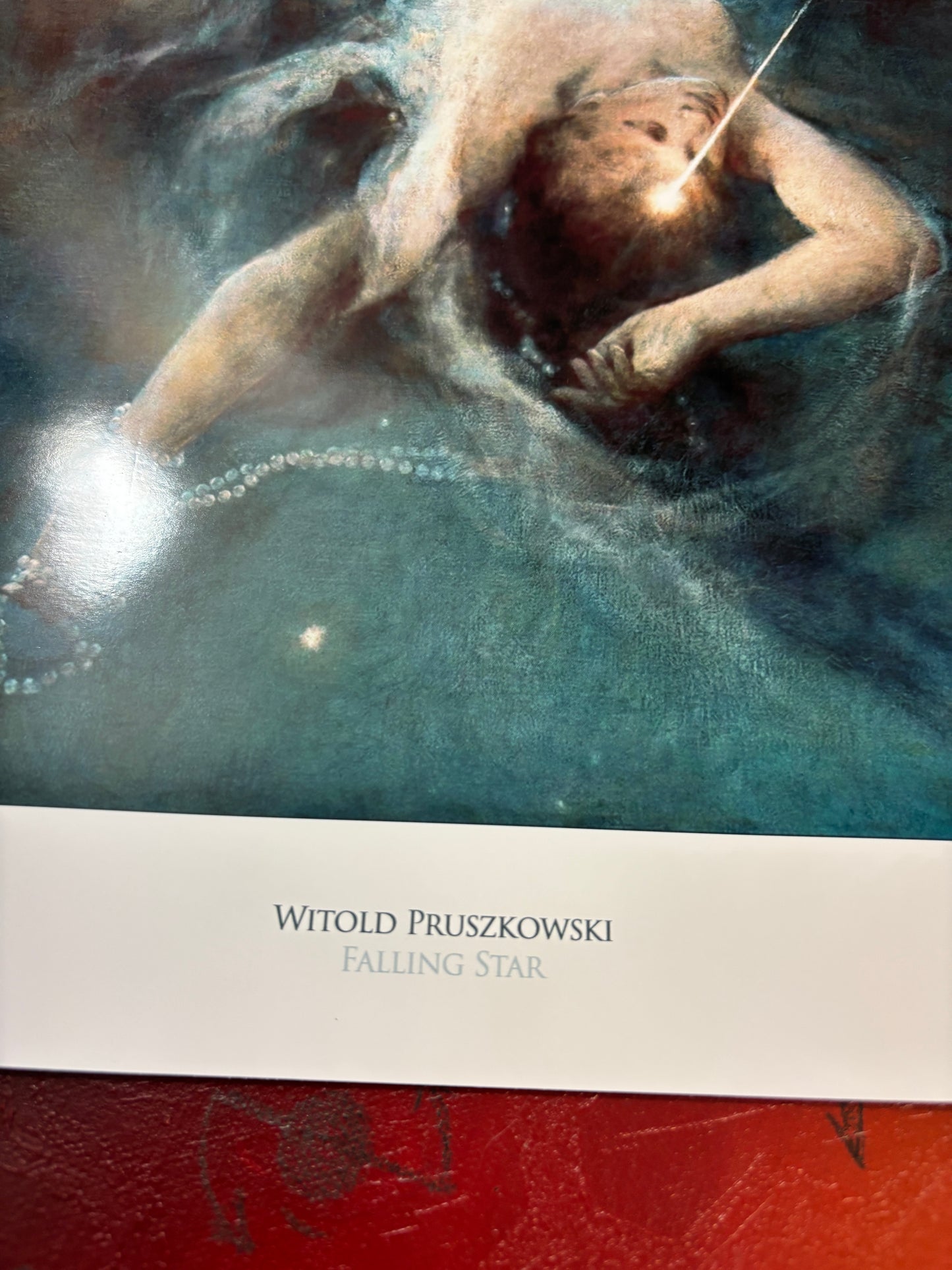WITOLD PRUSZKOWSKI - FALLING STAR - Symbios Design Rare Glossy Poster Print