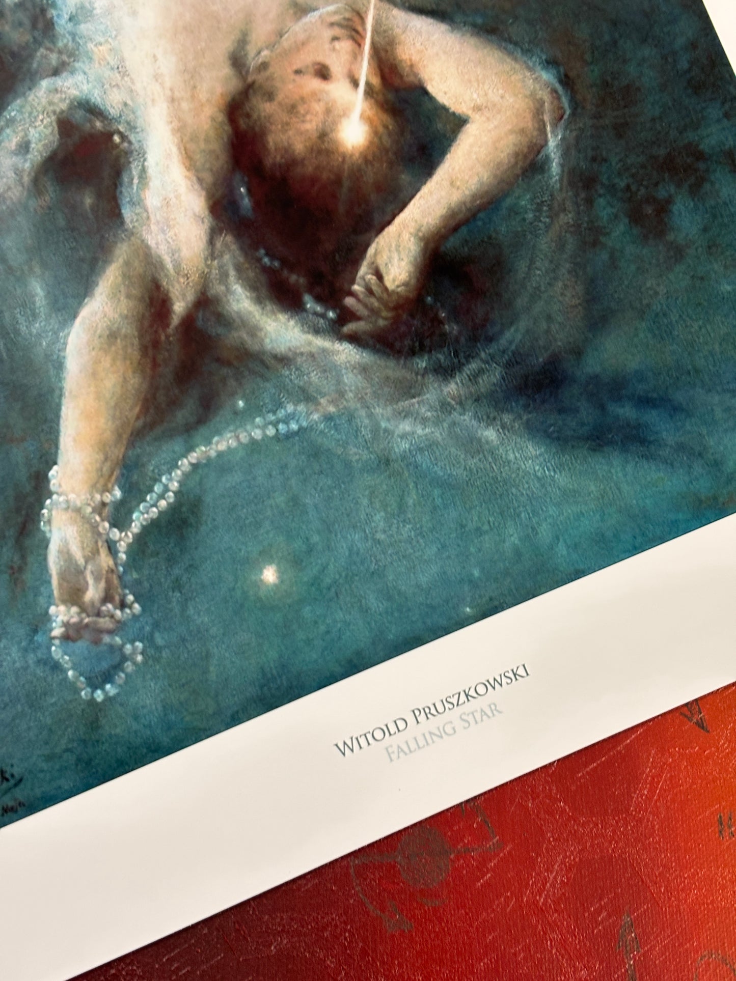 WITOLD PRUSZKOWSKI - FALLING STAR - Symbios Design Rare Glossy Poster Print
