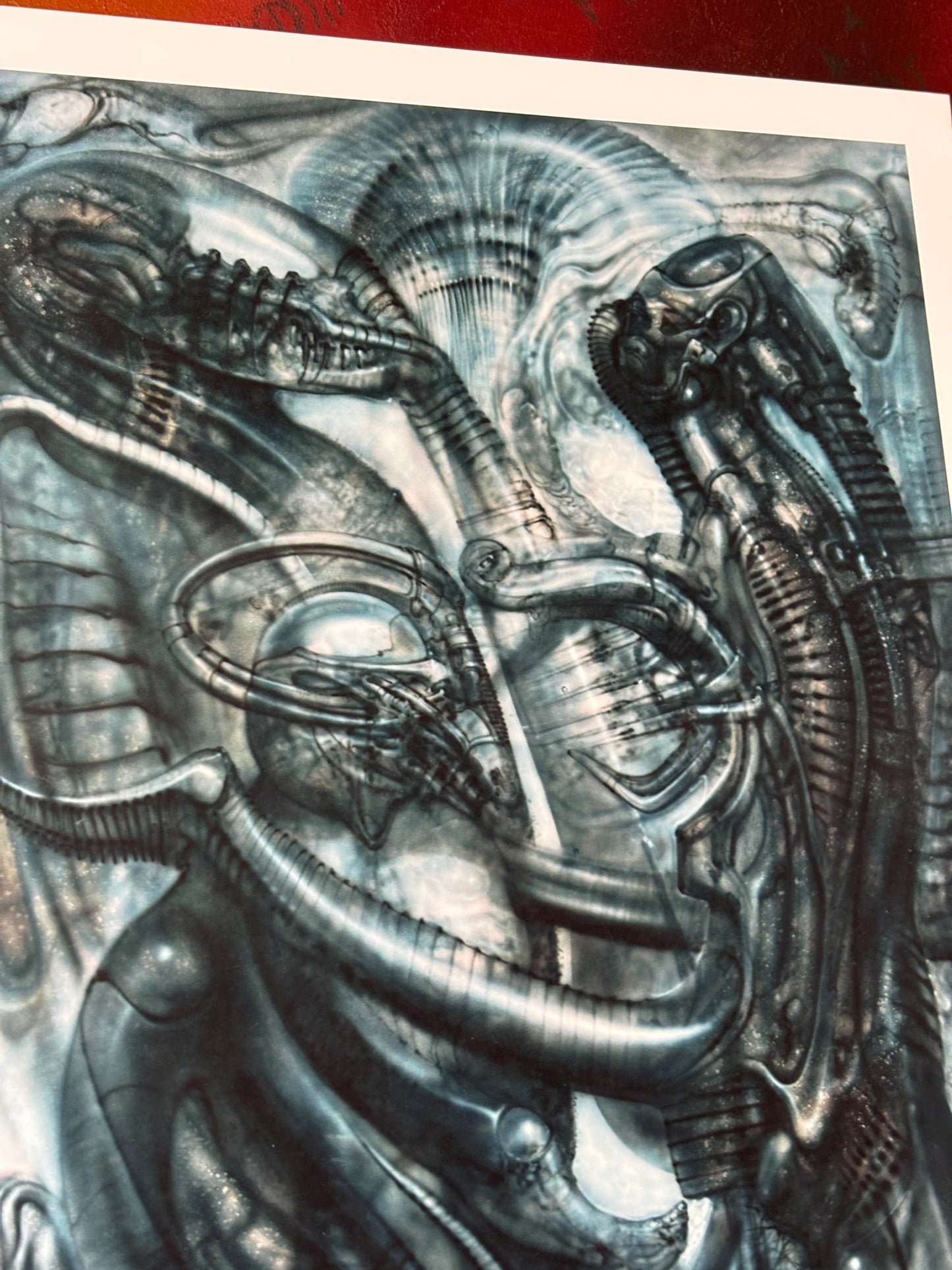H.R. Giger - Biomechanische Landschaft - Symbios Design Rare Glossy Poster Print