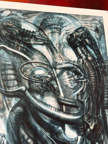 H.R. Giger - Biomechanische Landschaft - Symbios Design Rare Glossy Poster Print