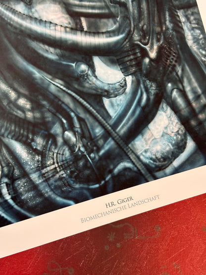 H.R. Giger - Biomechanische Landschaft - Symbios Design Rare Glossy Poster Print