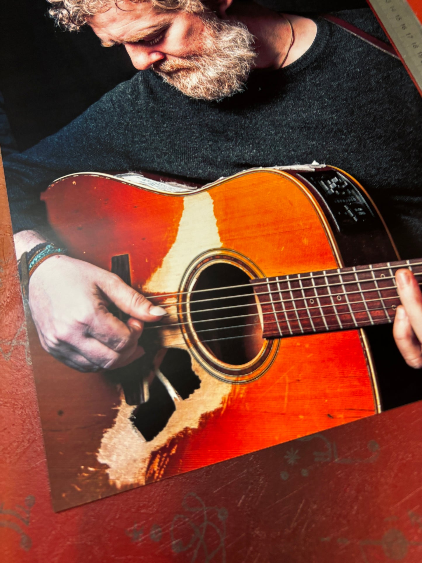 GLEN HANSARD - ACOUSTIC PORTRAIT - Symbios Design Rare Glossy Poster Print