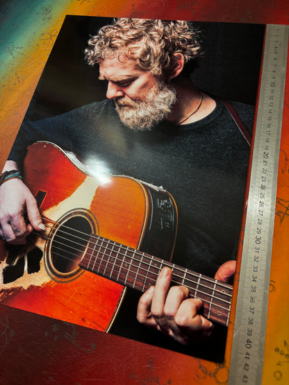 GLEN HANSARD - ACOUSTIC PORTRAIT - Symbios Design Rare Glossy Poster Print