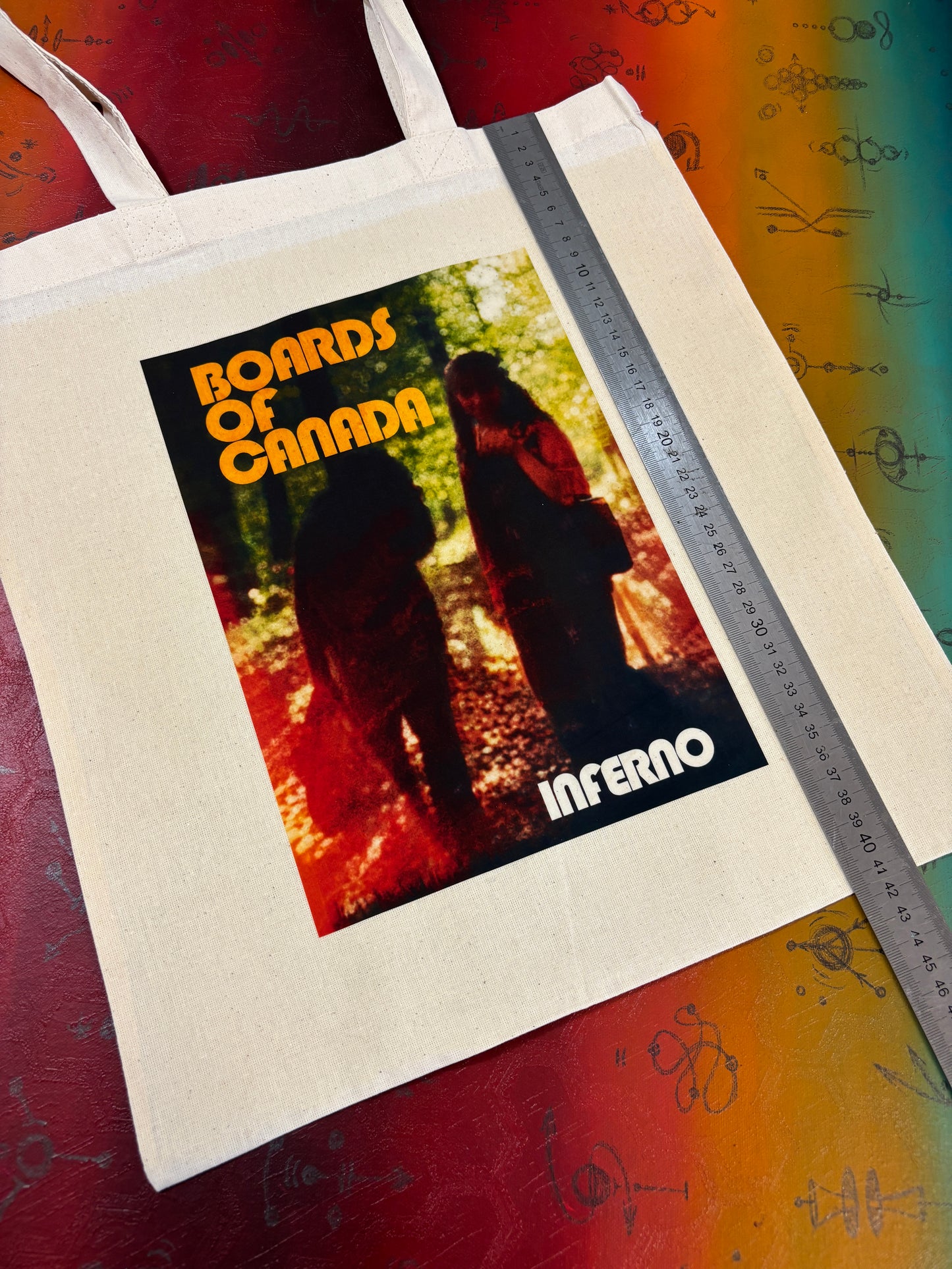 BOARDS OF CANADA - INFERNO - Symbios Design Tote Bag