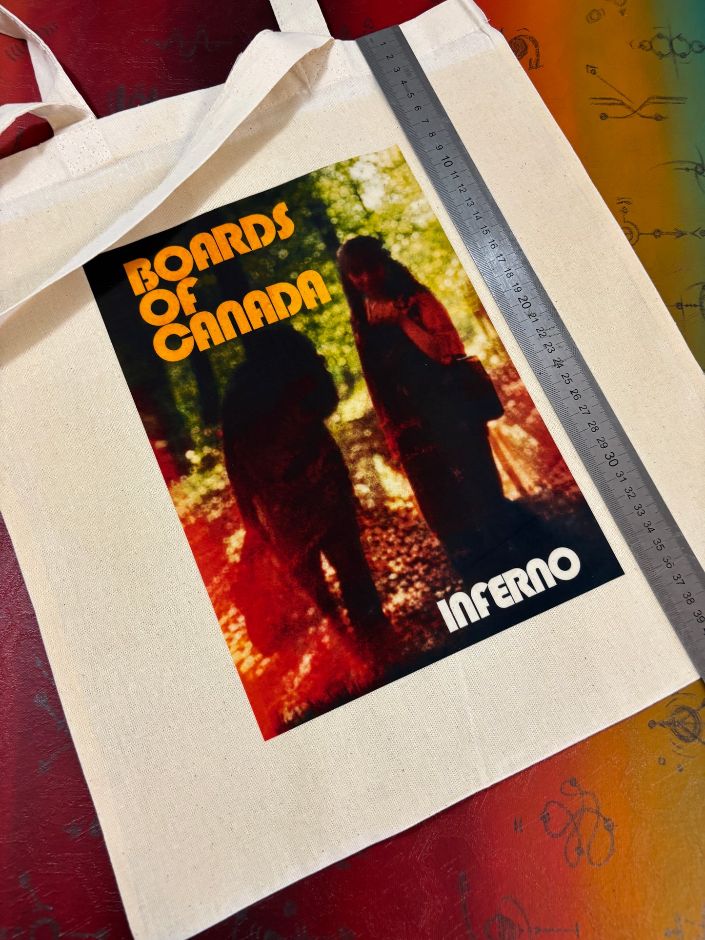 BOARDS OF CANADA - INFERNO - Symbios Design Tote Bag