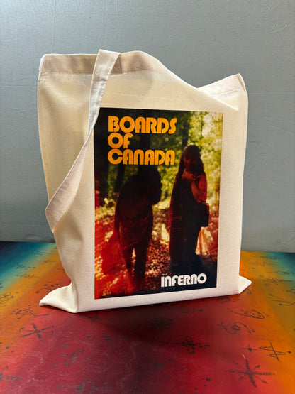 BOARDS OF CANADA - INFERNO - Symbios Design Tote Bag