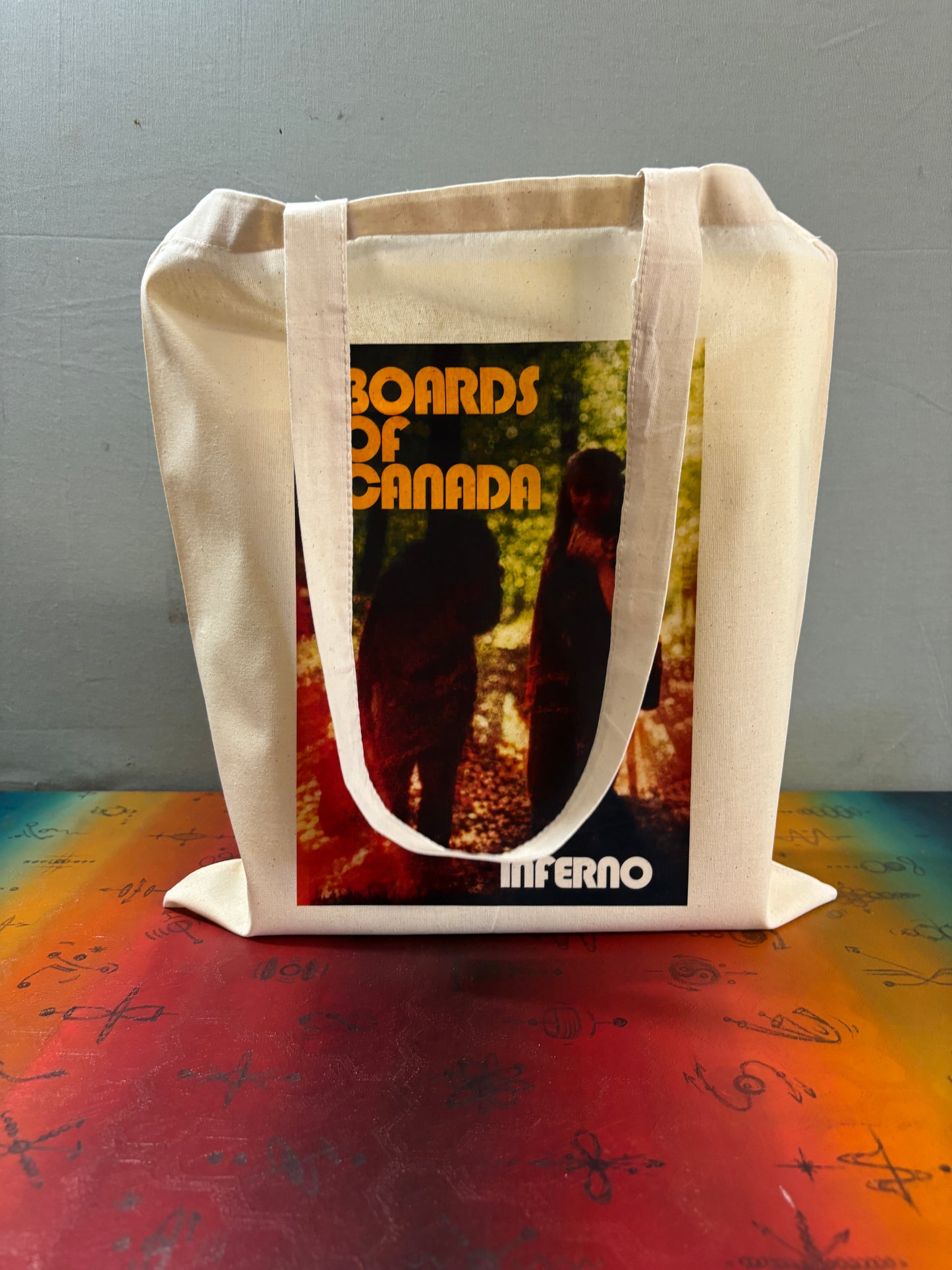 BOARDS OF CANADA - INFERNO - Symbios Design Tote Bag