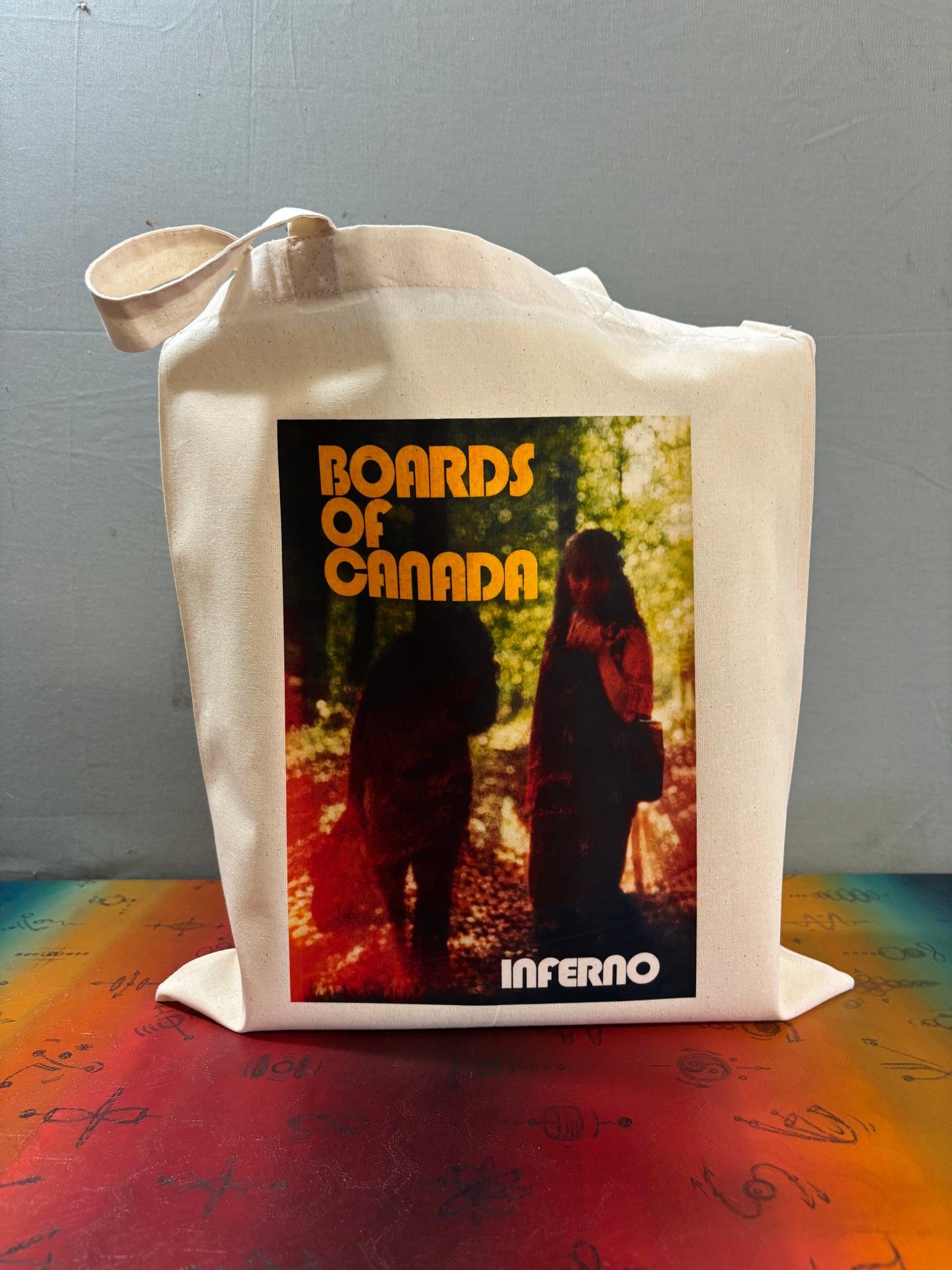 BOARDS OF CANADA - INFERNO - Symbios Design Tote Bag