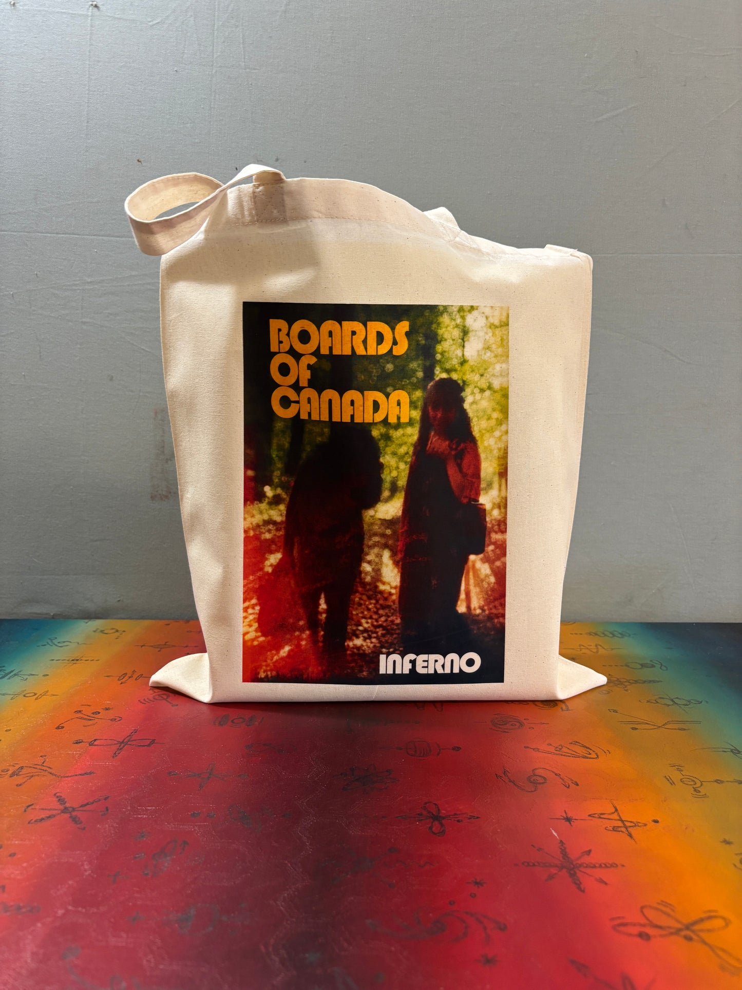 BOARDS OF CANADA - INFERNO - Symbios Design Tote Bag