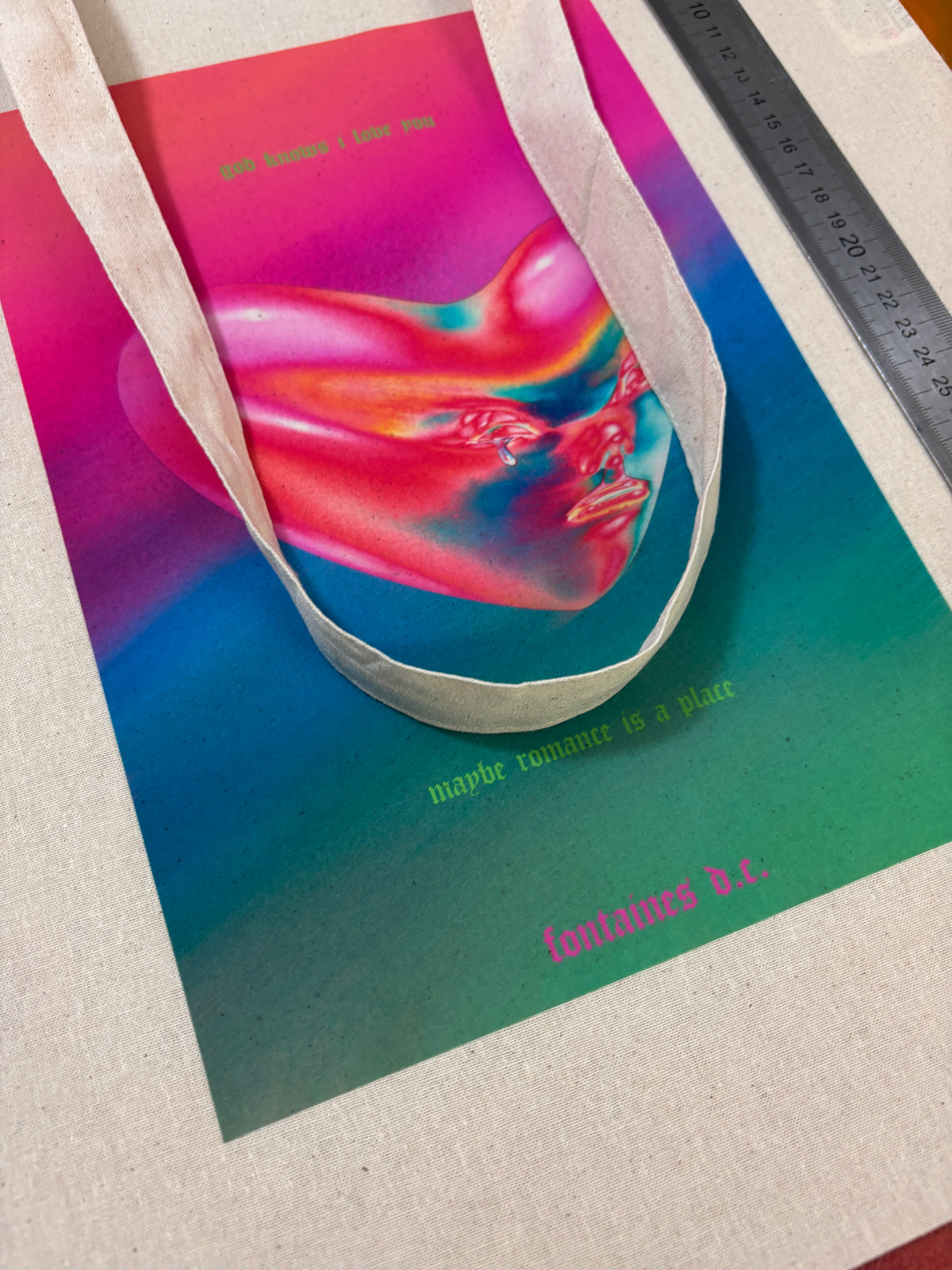 FONTAINES DC - ALTERNATIVE ROMANCE  - Symbios Design Tote Bag