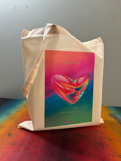 FONTAINES DC - ALTERNATIVE ROMANCE  - Symbios Design Tote Bag