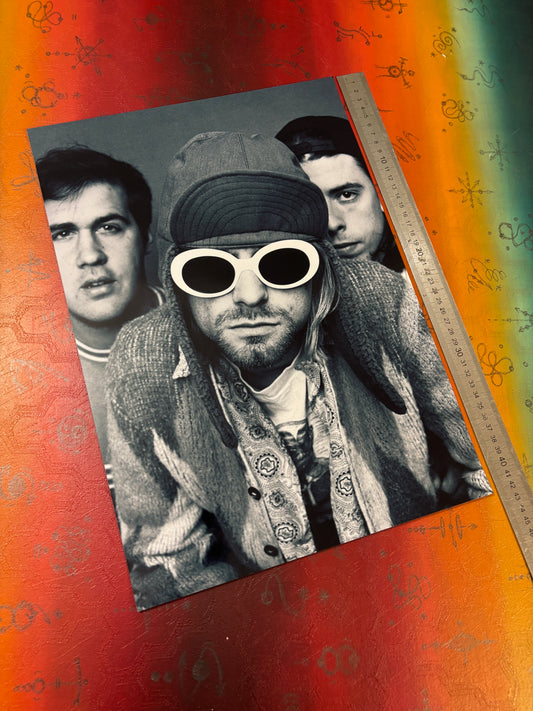 NIRVANA  - Symbios Design Rare Glossy Poster Print