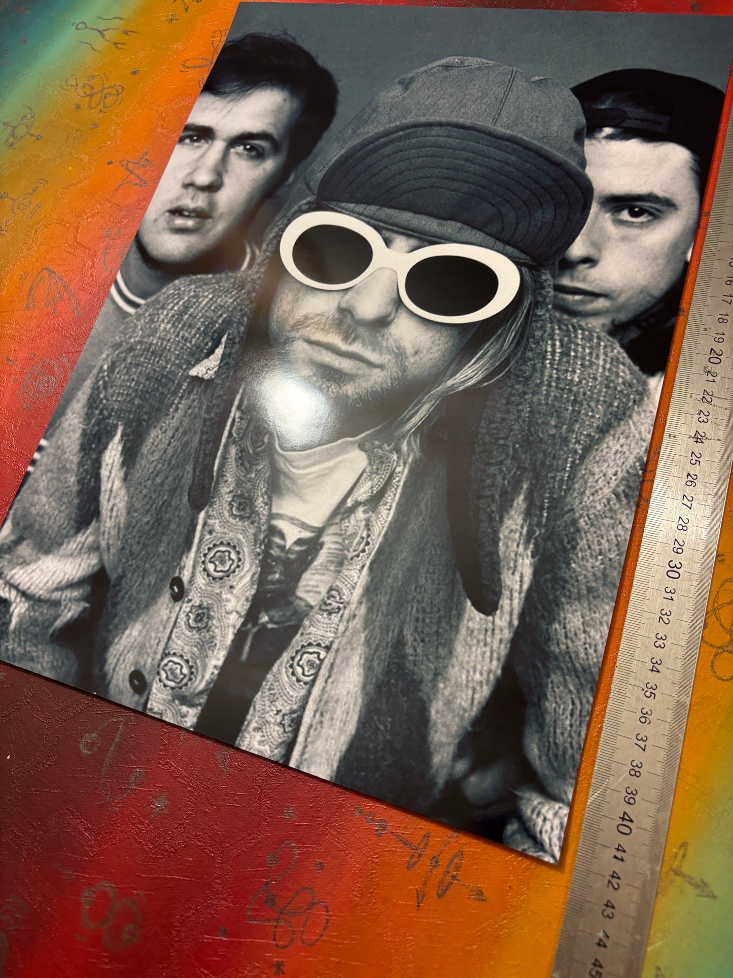 NIRVANA  - Symbios Design Rare Glossy Poster Print