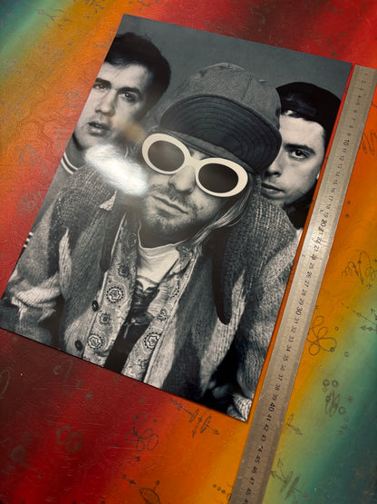 NIRVANA  - Symbios Design Rare Glossy Poster Print