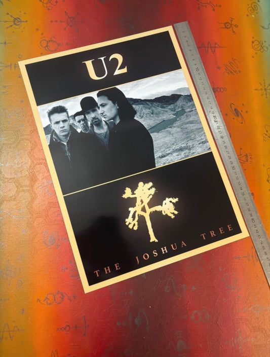 U2 JOSHUA TREE  - Symbios Design Rare Glossy Poster Print