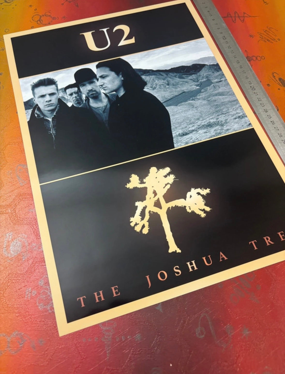 U2 JOSHUA TREE  - Symbios Design Rare Glossy Poster Print