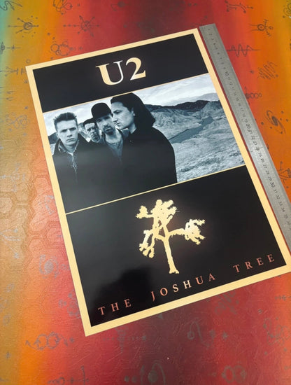 U2 JOSHUA TREE  - Symbios Design Rare Glossy Poster Print