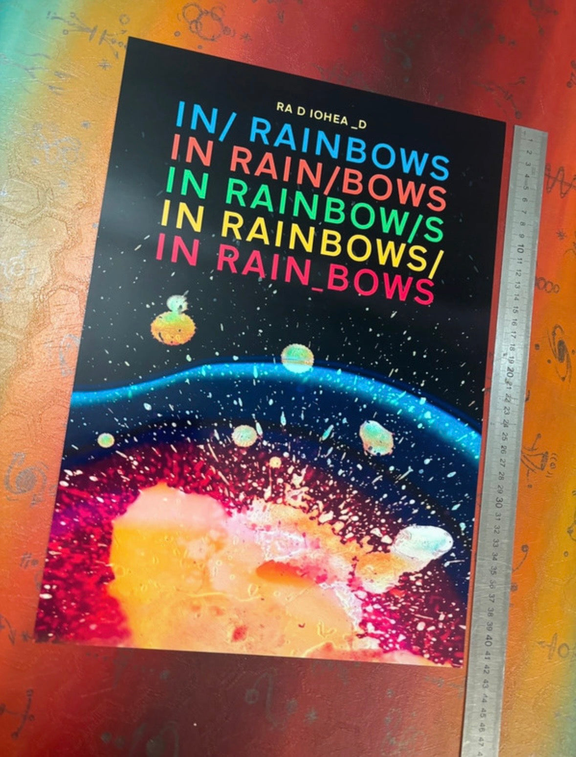 RADIOHEAD - IN RAINBOWS - Symbios Design Rare Glossy Poster Print