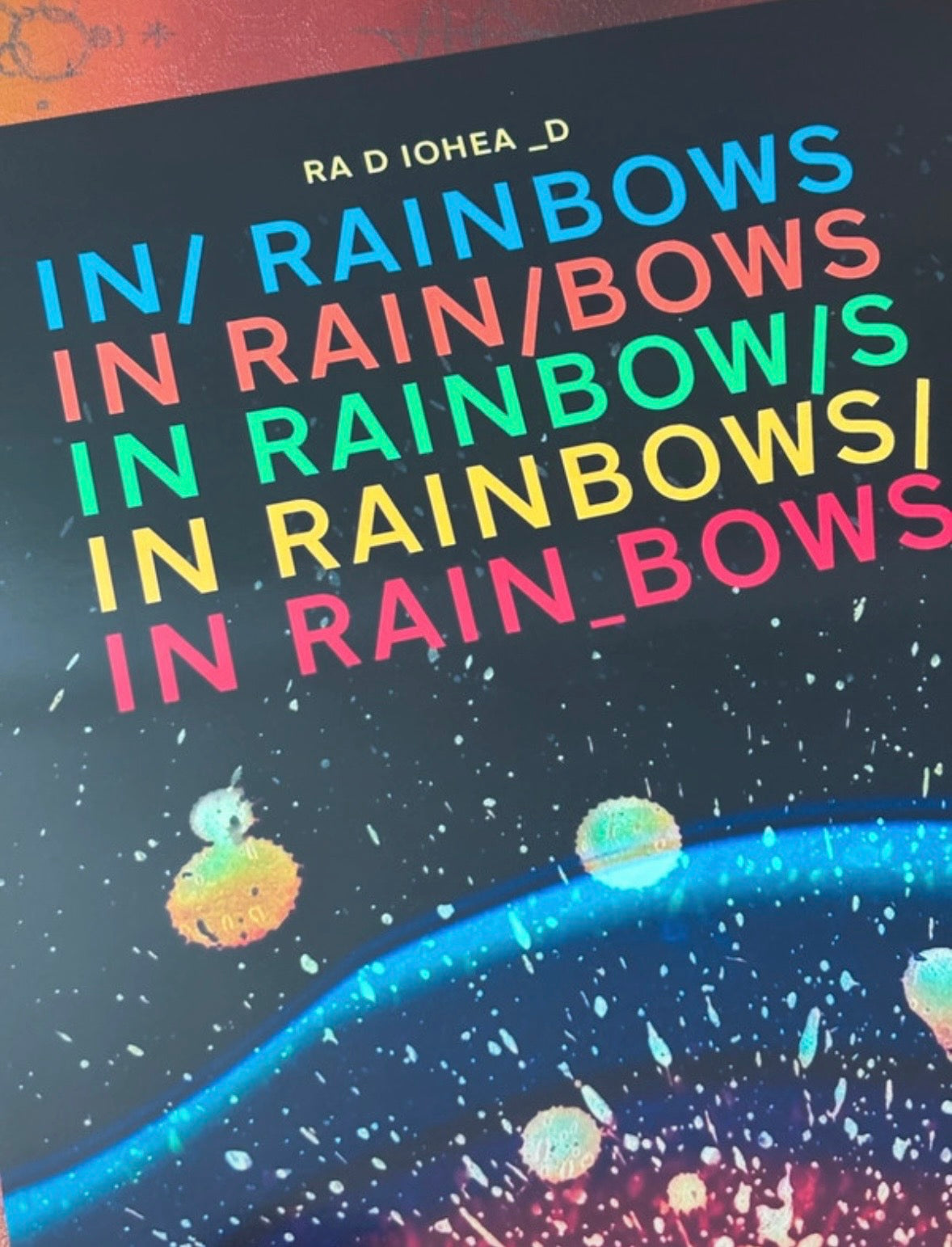 RADIOHEAD - IN RAINBOWS - Symbios Design Rare Glossy Poster Print