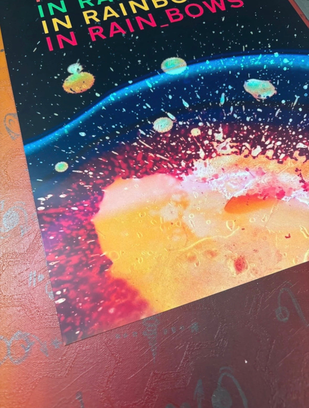 RADIOHEAD - IN RAINBOWS - Symbios Design Rare Glossy Poster Print