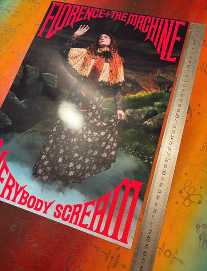 FLORENCE + THE MACHINE - EVERYBODY SCREAM - Symbios Design Rare Glossy Poster Print