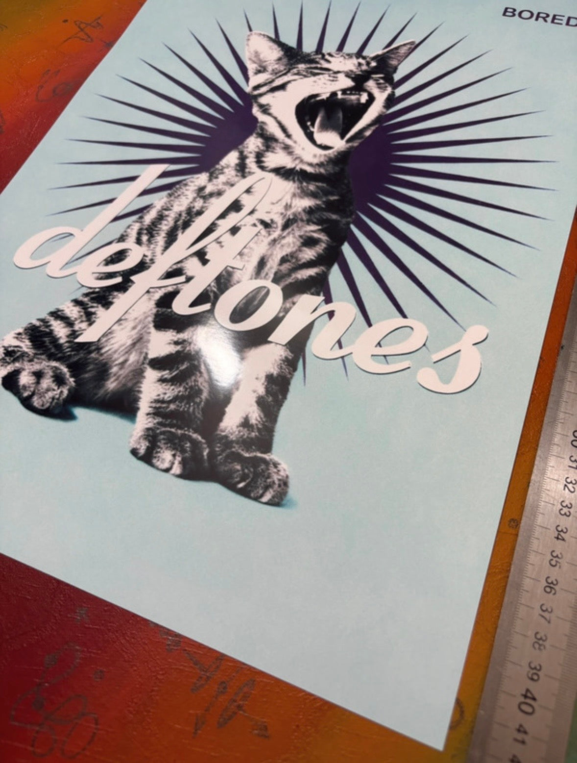 DEFTONES - BORED - Symbios Design Rare Glossy Poster Print
