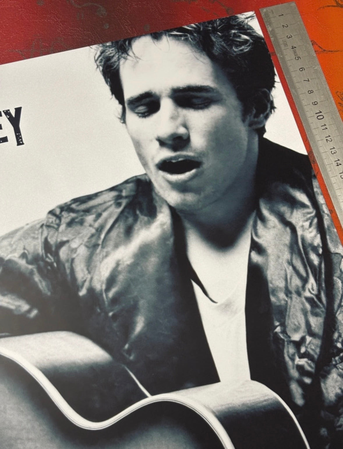 JEFF BUCKLEY - ACOUSTIC PORTRAIT - Symbios Design Rare Glossy Poster Print