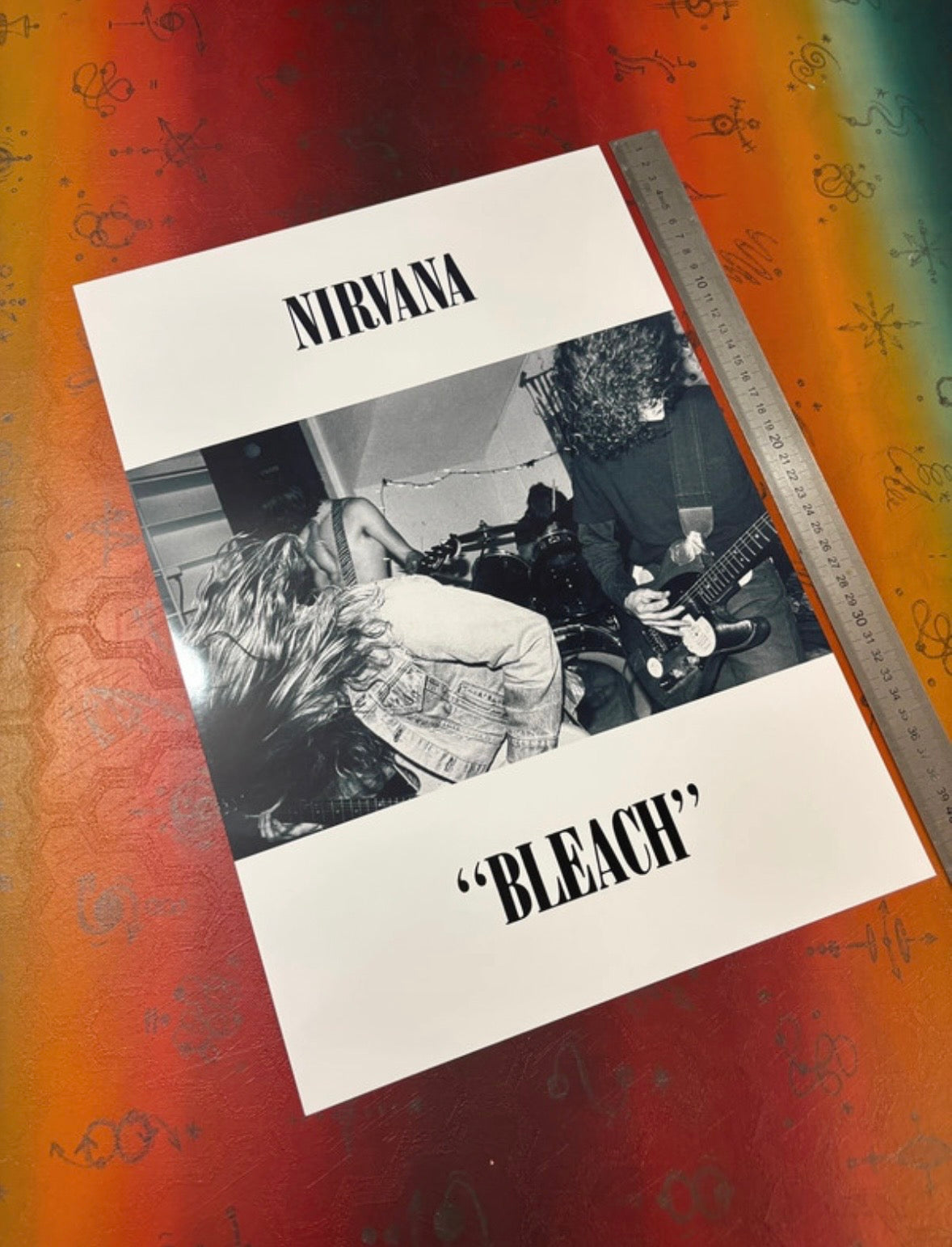 NIRVANA - BLEACH - Symbios Design Rare Glossy Poster Print
