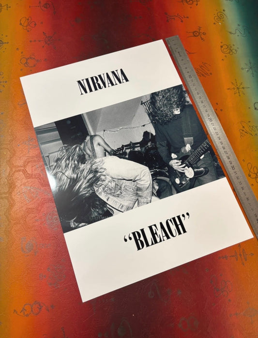 NIRVANA - BLEACH - Symbios Design Rare Glossy Poster Print