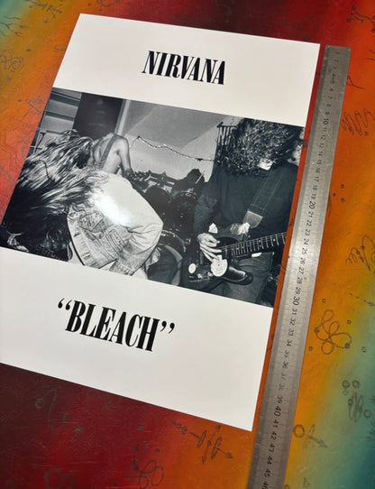 NIRVANA - BLEACH - Symbios Design Rare Glossy Poster Print