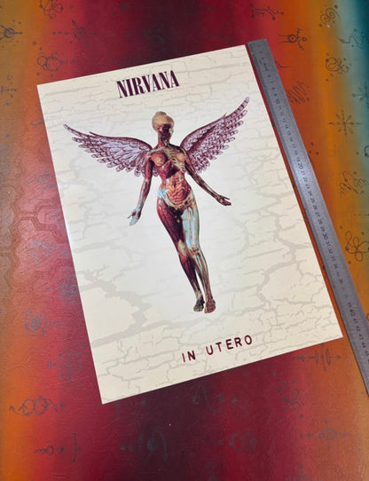 NIRVANA - IN UTERO - Symbios Design Rare Glossy Poster Print
