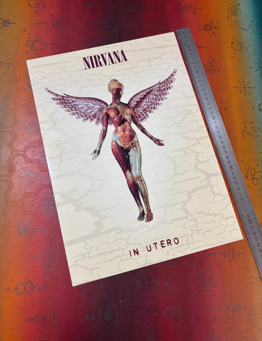 NIRVANA - IN UTERO - Symbios Design Rare Glossy Poster Print