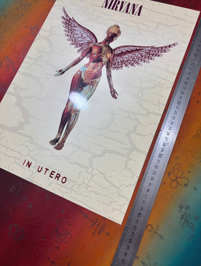 NIRVANA - IN UTERO - Symbios Design Rare Glossy Poster Print