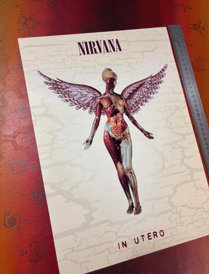 NIRVANA - IN UTERO - Symbios Design Rare Glossy Poster Print