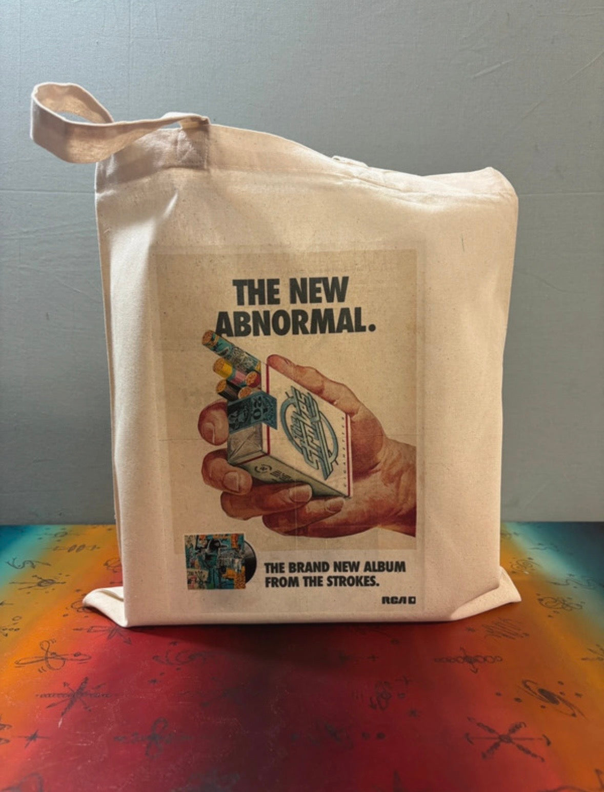 THE STROKES - CRAYONS - Symbios Design Tote Bag