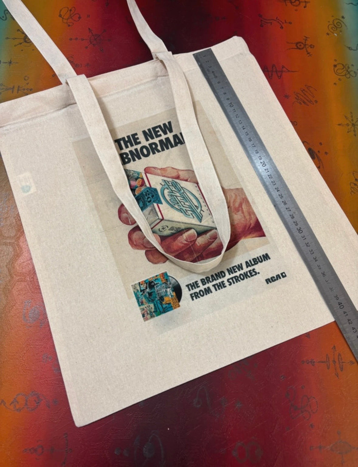 THE STROKES - CRAYONS - Symbios Design Tote Bag