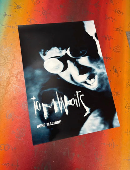 TOM WAITS - BONE MACHINE - Symbios Design Rare Glossy Poster Print