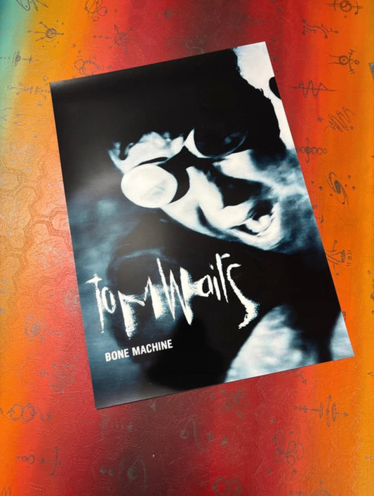 TOM WAITS - BONE MACHINE - Symbios Design Rare Glossy Poster Print