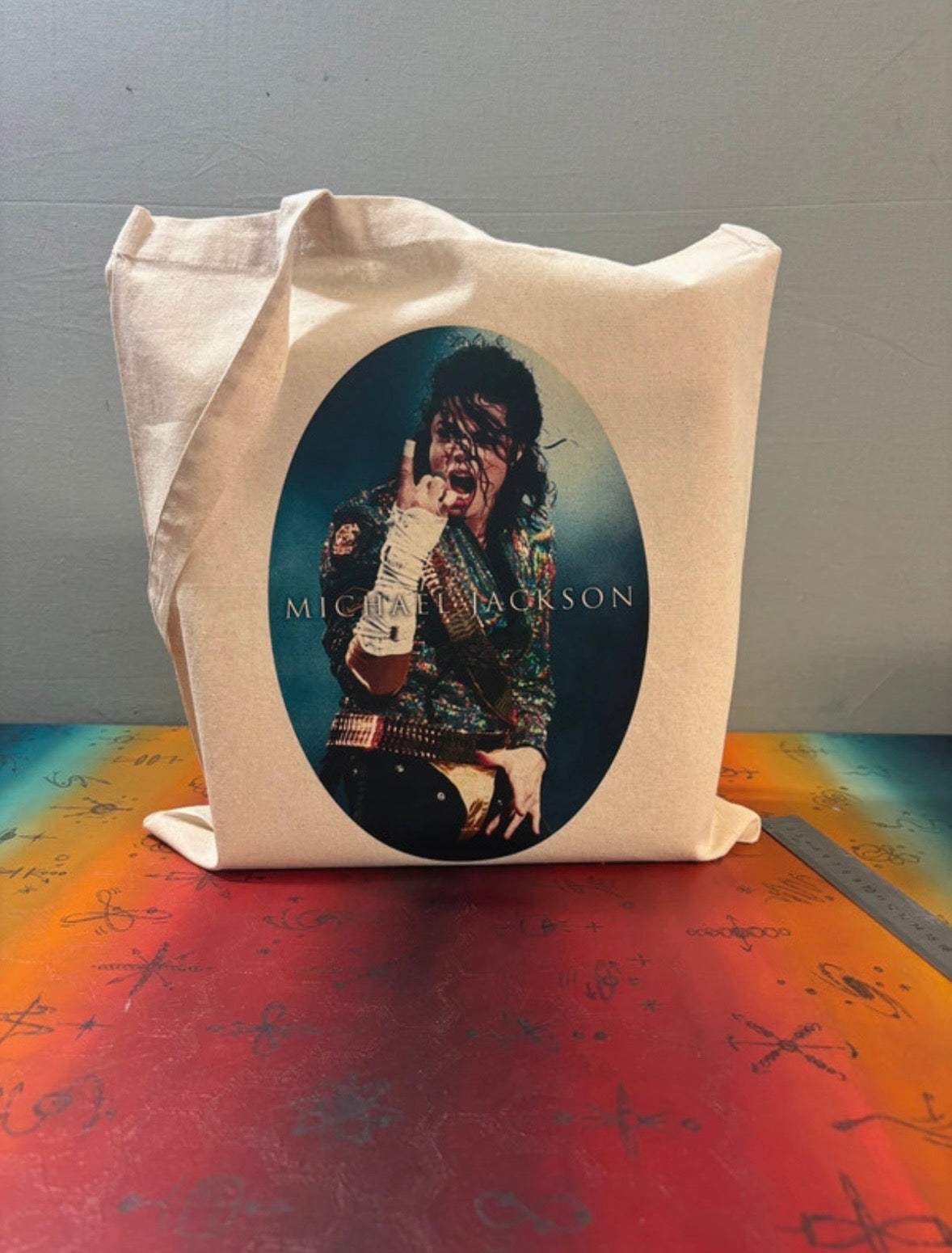 MICHAEL JACKSON - Symbios Design Tote Bag