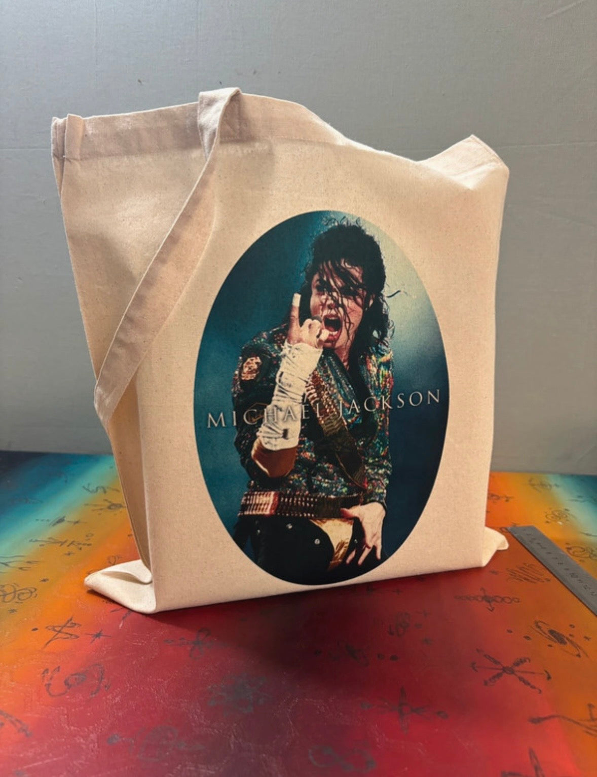 MICHAEL JACKSON - Symbios Design Tote Bag