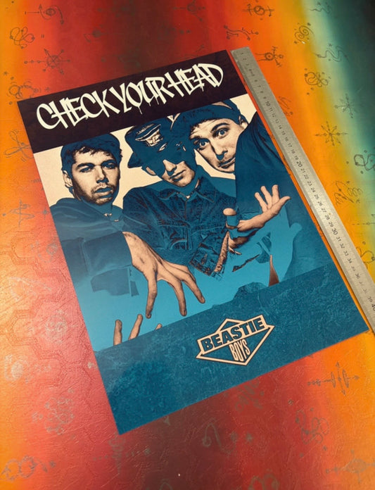 BEASTIE BOYS - CHECK YOUR HEAD - Symbios Design Rare Glossy Poster Print