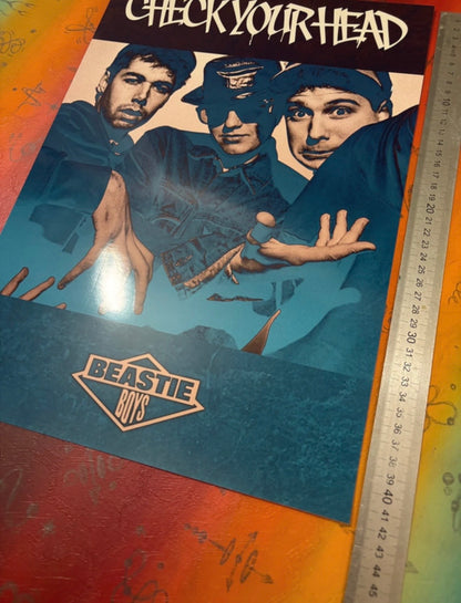 BEASTIE BOYS - CHECK YOUR HEAD - Symbios Design Rare Glossy Poster Print