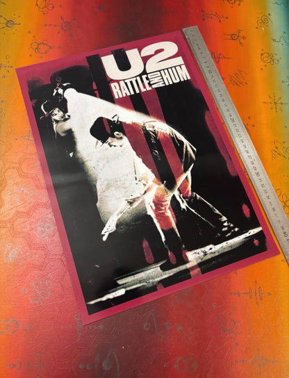 U2 - RATTLE & HUM - Symbios Design Rare Glossy Poster Print