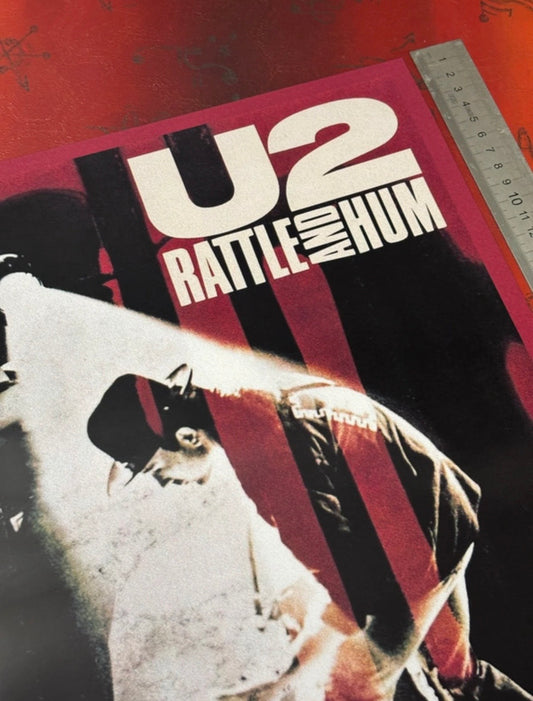 U2 - RATTLE & HUM - Symbios Design Rare Glossy Poster Print
