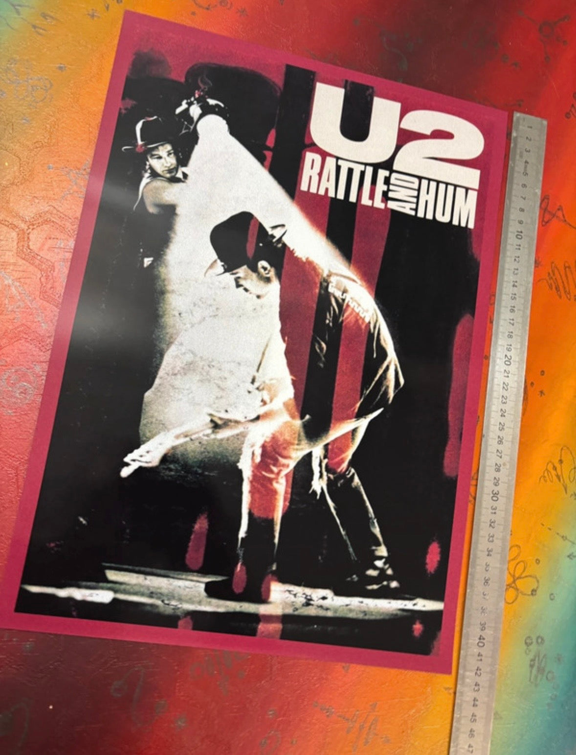 U2 - RATTLE & HUM - Symbios Design Rare Glossy Poster Print