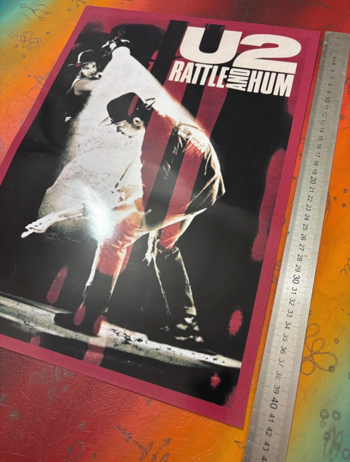 U2 - RATTLE & HUM - Symbios Design Rare Glossy Poster Print